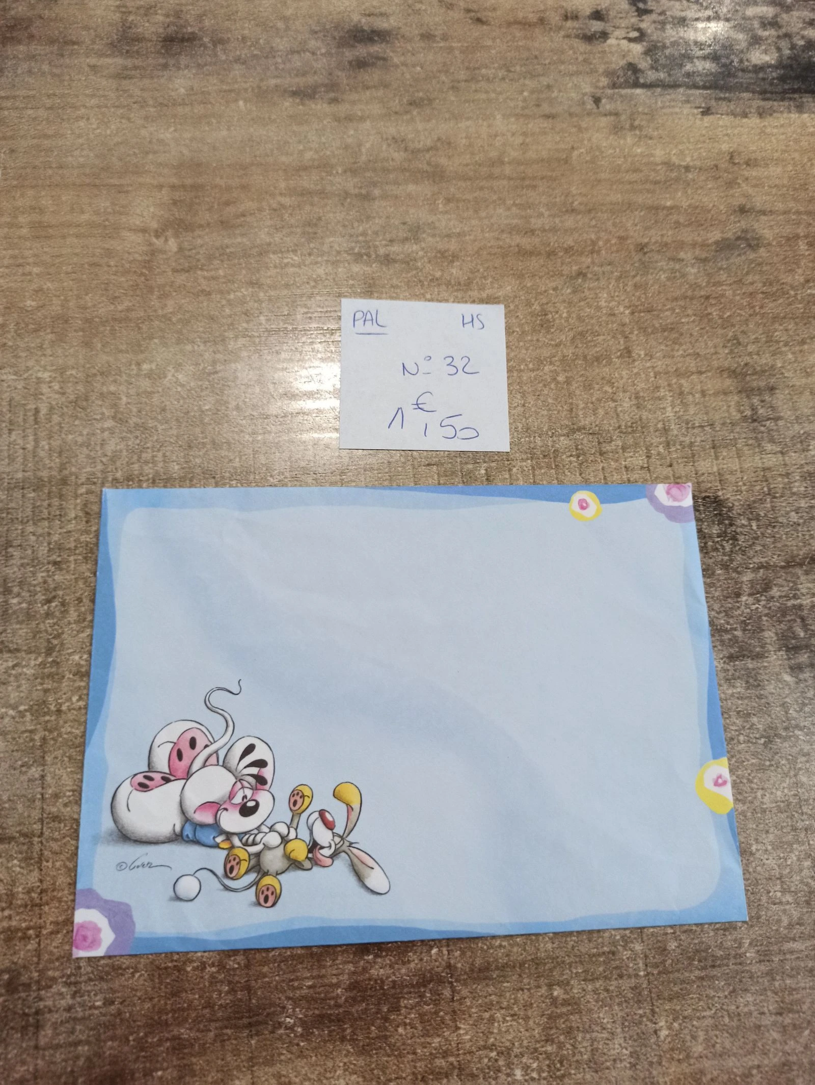 Papier à lettre Diddl hors série 32 1,50e enveloppe 
